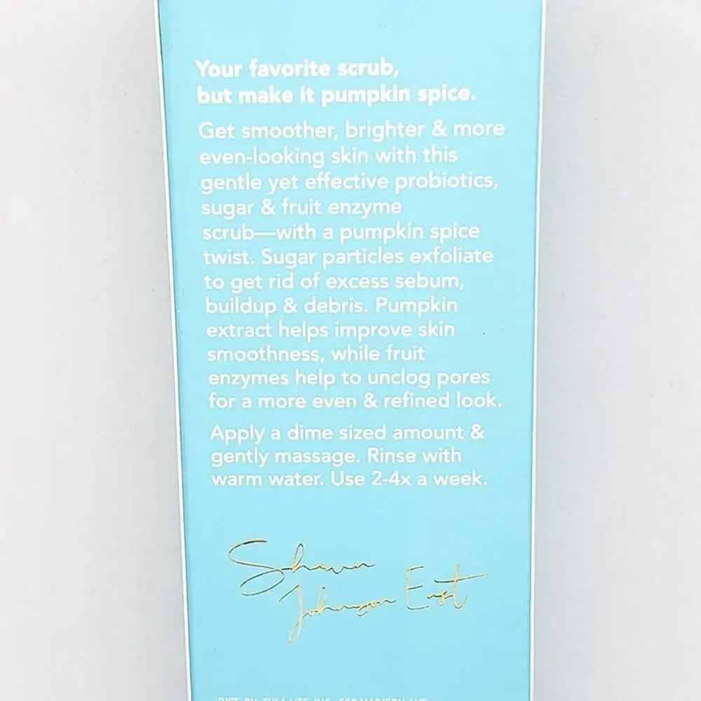 Tula x Shawn Johnson East So Pumpkin Exfoliating Sugar Scrub